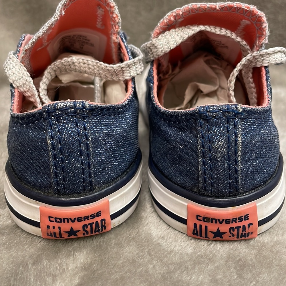 🌟CONVERSE🌟SHIMMER DOUBLE TONGUE - Picture 4 of 9